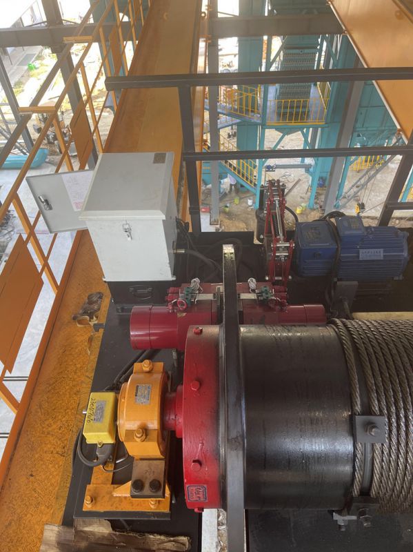 湖北黃岡冶金用天車SB100現場指導調試